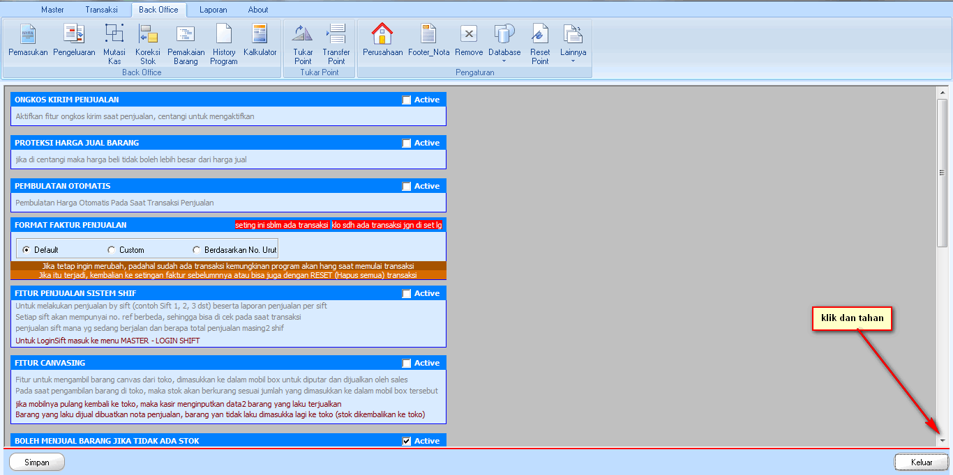 Pada Software Cara ganti caption pada penjualan toko, partai, dan cabang pada ...